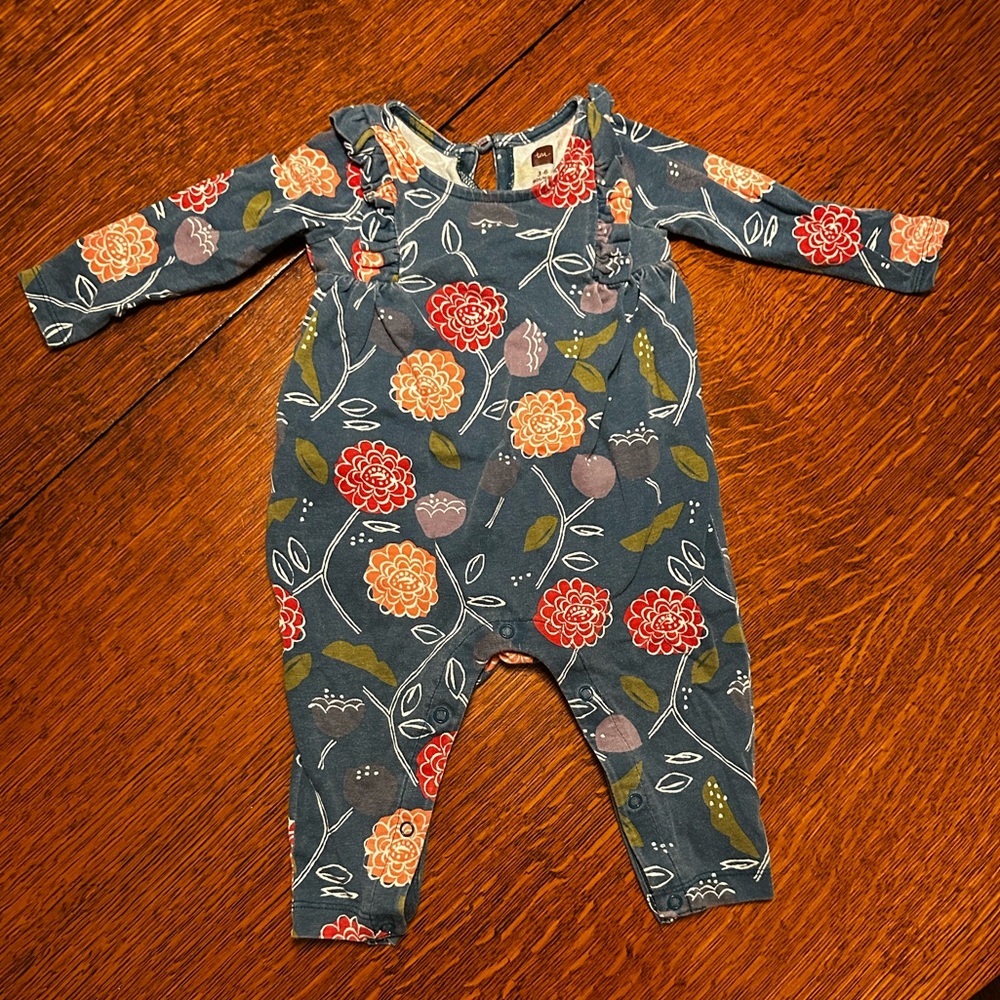 Tea Collection Floral Baby Jumpsuit